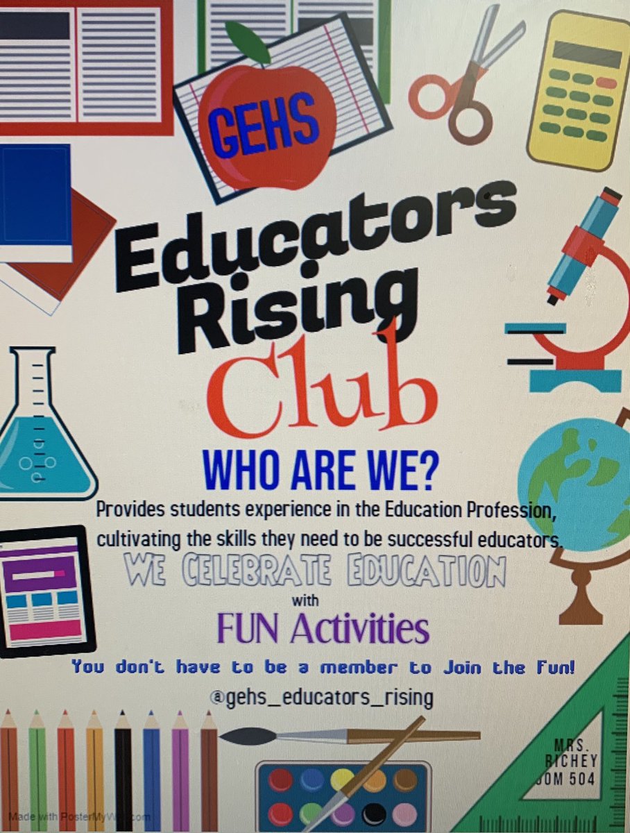 GEHS_EdRising's tweet photo. Look for Us on Instagram! Join in our Fun!! https://t.co/AWW1xYDsK5
