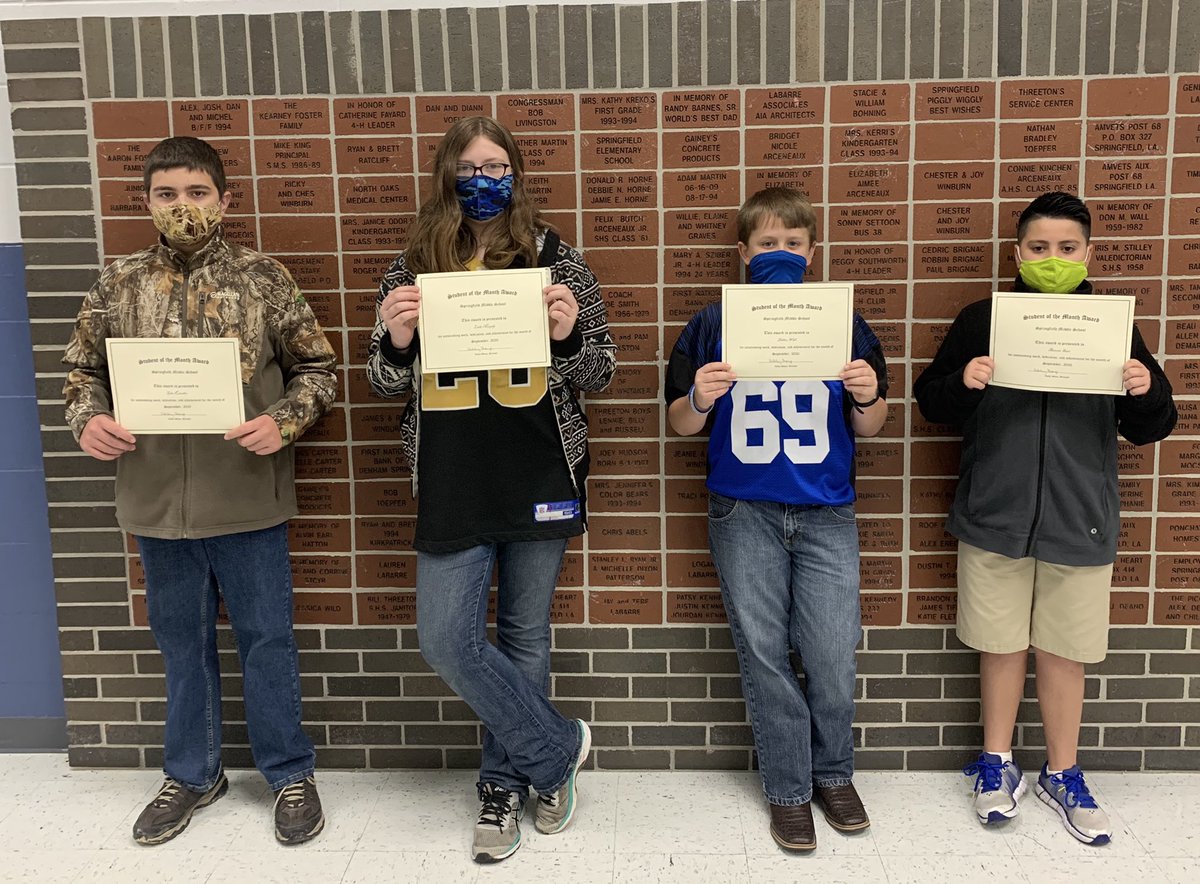 GD2BABulldog's tweet photo. Congratulations to our Students of the Month! https://t.co/YMI7YSISE7