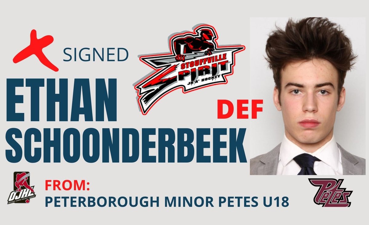 SpiritJrA's tweet photo. SCOOBY! Spirt signs D-Man Schoonderbeek (@escooby03) from Peterborough @AAAMinorPetes  – 2nd AP elevated to roster.

“Ethan leads by example and his positive attitude will fit in great with the rest of our players”: Coach @AndrewCampoli

https://t.co/HFiI7CXhTw
#25yearsofspirit https://t.co/waeLRjgQLj