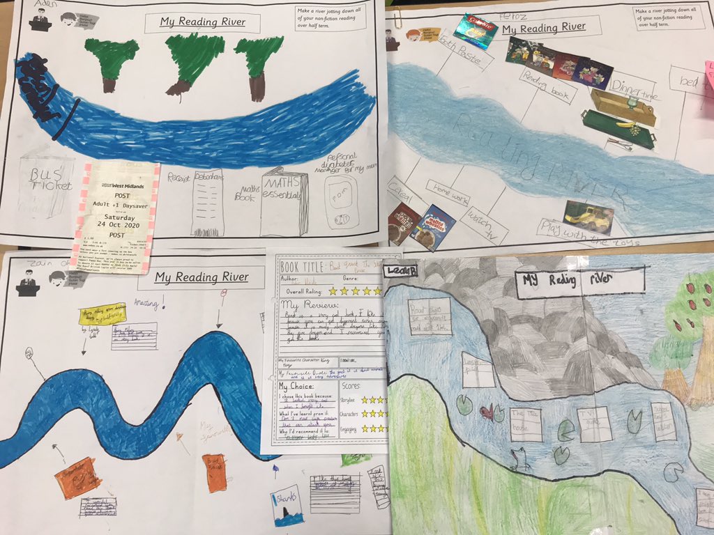 MisssCode's tweet photo. Absolutely blown away by the student responses for our reading river competition! We have clearly had a busy half term of reading! 📚@TheOaklandsBham https://t.co/vlWC8OAFTl