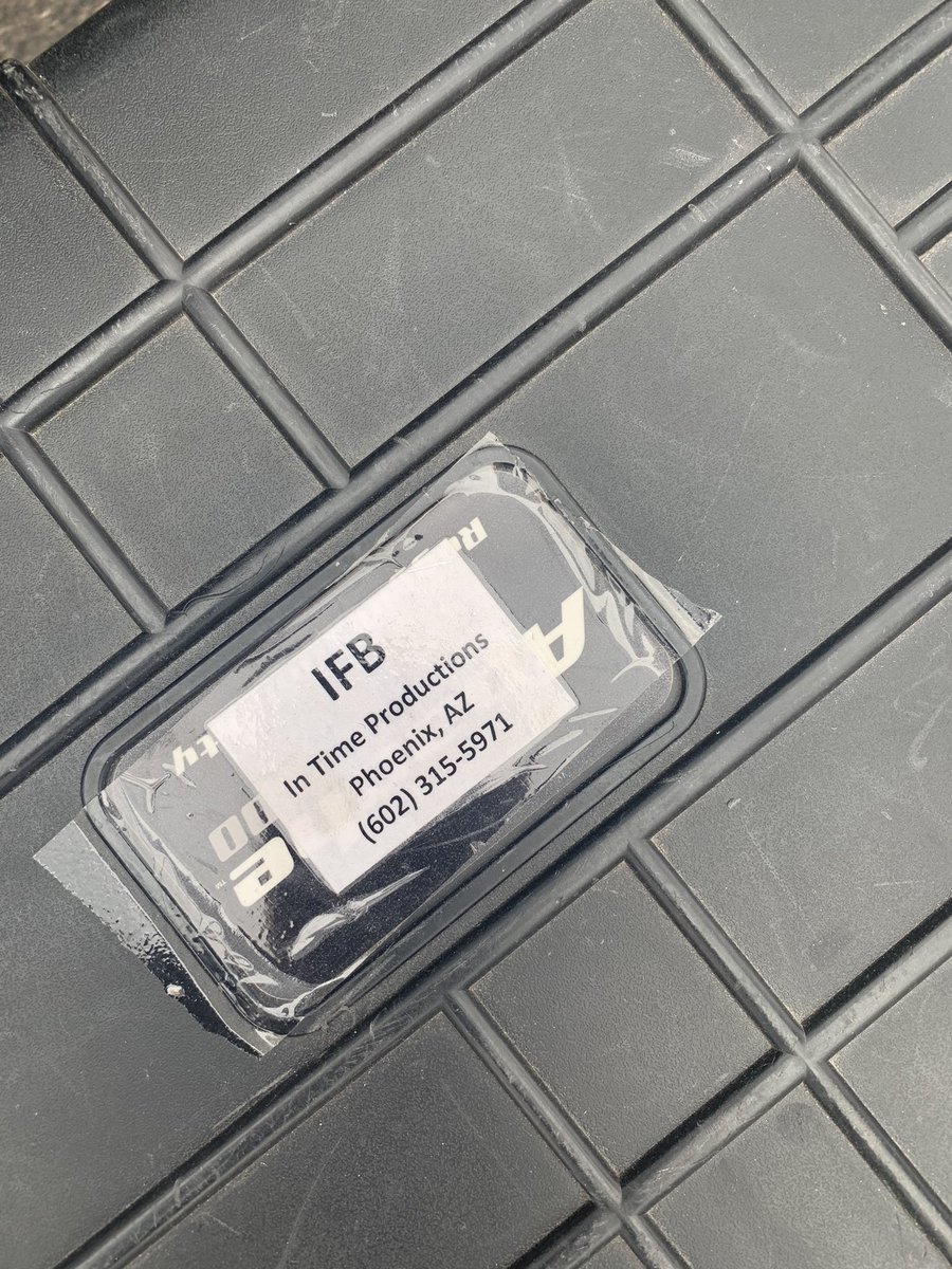 The boxes they are referring to are labeled as media equipment.