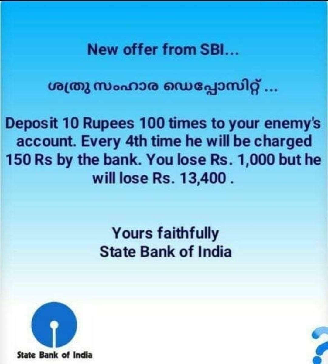 sai_boragala's tweet photo. @TheOfficialSBI @PMOIndia @nsitharaman @RBI https://t.co/gjBs4uuqLD