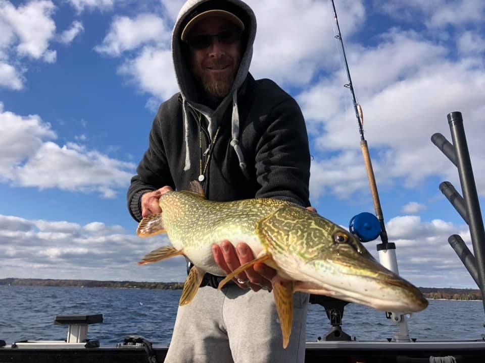 You have take advantage of open water fishing opportunities while you still can ... That is exactly what Prostaff Cam &amp; Cher Dawson are focused on! @majorimpactangling  &amp; @reelcoldfront out for a test run recently on the Bay of Quinte in pursuit of Walleye, Pike and Bass.