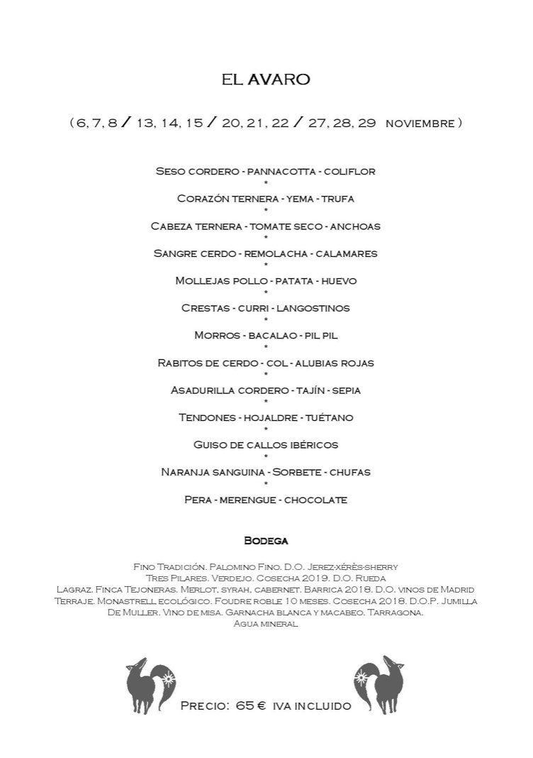 mesondonafilo's tweet photo. Otro año más nos complace presentaros nuestras XXII Jornadas Gastronómicas de Casquería “Recuerdos del Interior”. Con toda la fuerza en estos difíciles momentos, amigos mucha SALUD y hambre! Reservas en el 918651471 #somoscasqueros #fuerzahosteleria https://t.co/ZKU5HyKm3A