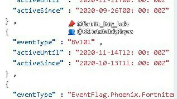 TheBadNinja2's tweet photo. 🔻#News🔻

ℹ️ Apparirà tra 8 giorni e conterà 7 giorni. L'evento PROBABILMENTE accadrà il 21 novembre (Sabato) alle 20:00! 📆

📣 Fortnite_Italy_Leak https://t.co/OtOeotaUnQ