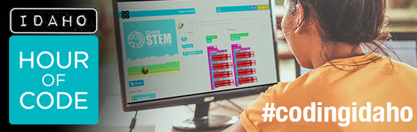 IdahoScience's tweet photo. Computer Science Education Week is December 7-13. CSEdWeek is an annual program dedicated to inspiring students to take interest in computer science often by coding. Host an hour of code with your students!  #IdahoSTEMAC #CodingIdaho https://t.co/qdAHIlgz61