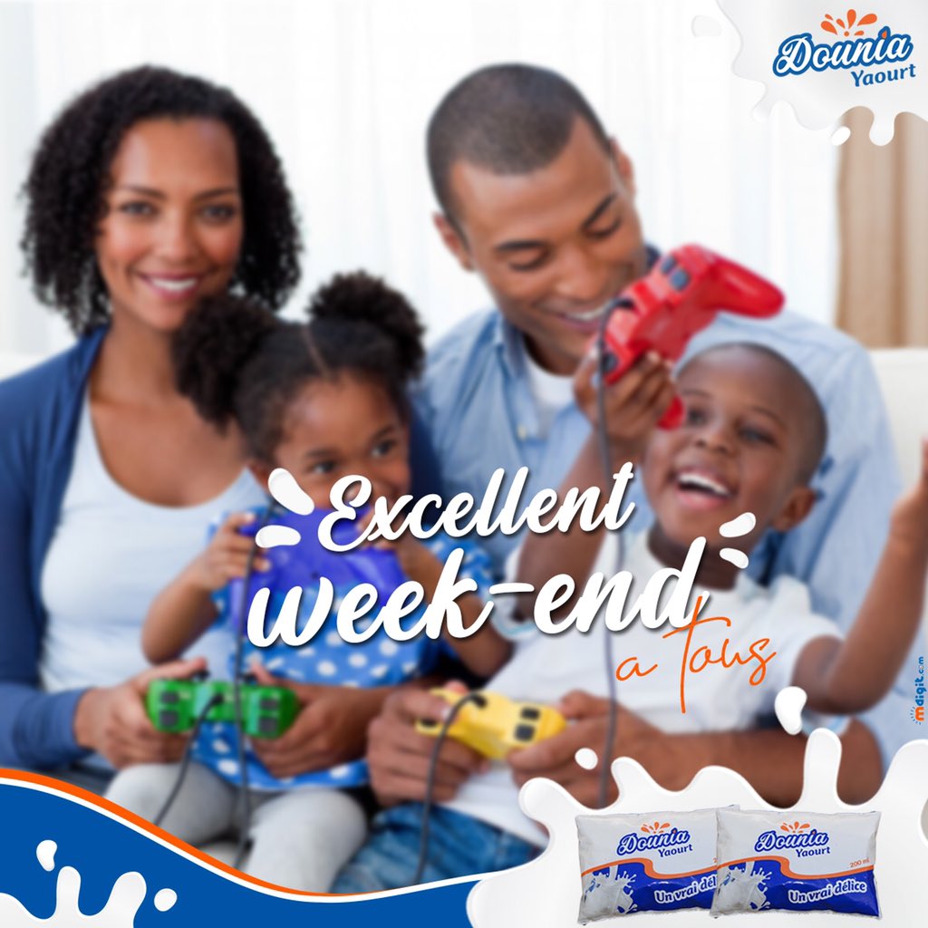 KaniGroupeSarl's tweet image. 𝔼𝕩𝕔𝕖𝕝𝕝𝕖𝕟𝕥 𝕕é𝕓𝕦𝕥 𝕕𝕖 𝕨𝕖𝕖𝕜-𝕖𝕟𝕕 

"𝗤𝘂𝗼𝗶 𝗾𝘂𝗲 𝗻𝗼𝘂𝘀 𝗳𝗮𝘀𝘀𝗶𝗼𝗻𝘀 𝗱𝗲 𝗻𝗼𝘁𝗿𝗲 𝘄𝗲𝗲𝗸-𝗲𝗻𝗱... 𝗳𝗮𝗶𝘀𝗼𝗻𝘀 𝗲𝗻 𝘀𝗼𝗿𝘁𝗲 𝗾𝘂’𝗶𝗹 𝗻𝗼𝘂𝘀 𝗿𝗲𝗻𝗱𝗲 𝗵𝗲𝘂𝗿𝗲𝘂𝘅“ 😊

#dounia #produitslaitiers #niger