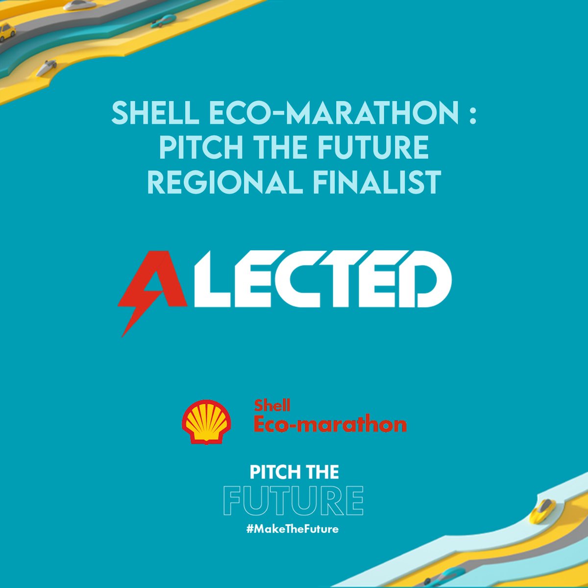 TEDUAlected's tweet photo. We are pleased to announce that we are among the finalists in the Tracking and CO_2 Emissions from Vehicles category, which we participated in the Shell Pitch the Future competition.
#ShellEcoMarathon #AlecTED #PitchTheFuture https://t.co/c7LTwWT0nF