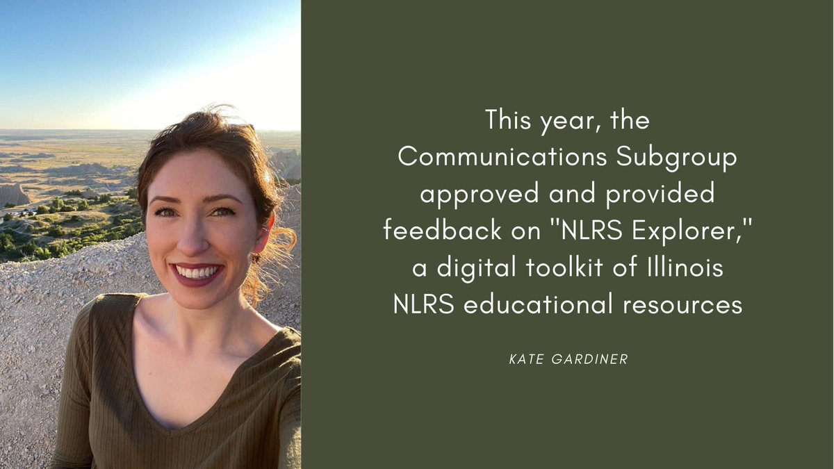 IllinoisNLRS's tweet photo. The Communications Subgroup provides input on efforts to educate people throughout Illinois with a clear, coherent message on the Illinois NLRS and opportunities to participate.  

Communications Subgroup member Kate Gardiner provided an update. #NLRS2020 https://t.co/jkSfLAIDbk