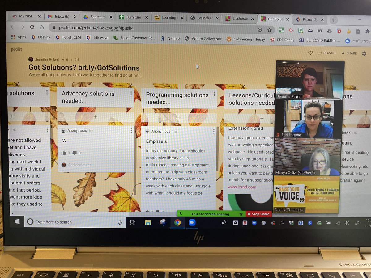 NISDLib's tweet photo. @ESCRegion20 has pulled off an AMAZING Learning & Libraries conference despite completely reconfiguring it to occur virtually. It was still an invigorating breath of fresh air! #llvc2020 https://t.co/lVIUW7FWs9