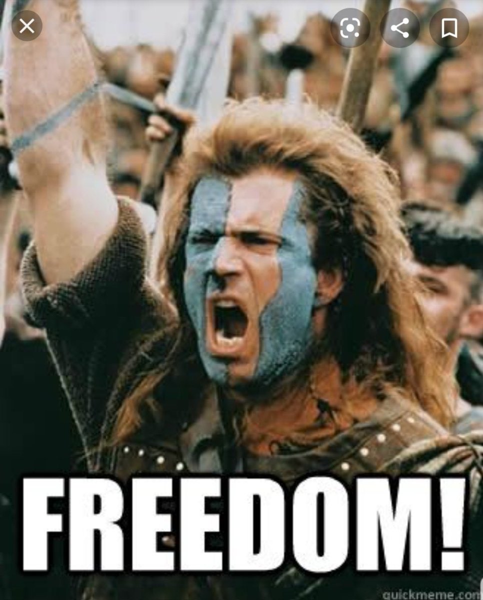 anthony87407970's tweet photo. President Donald J Trump and William Wallace have a lot in common. They believe in FREEDOM, FAMILY &amp; FAITH. William Wallace fought and died and eventually the Scotts got their freedom. Our FREEDOM, FAITH &amp; FAITH Is about to be crushed. It is now our turn to fight for freedom. !!! https://t.co/NcKl25alJT