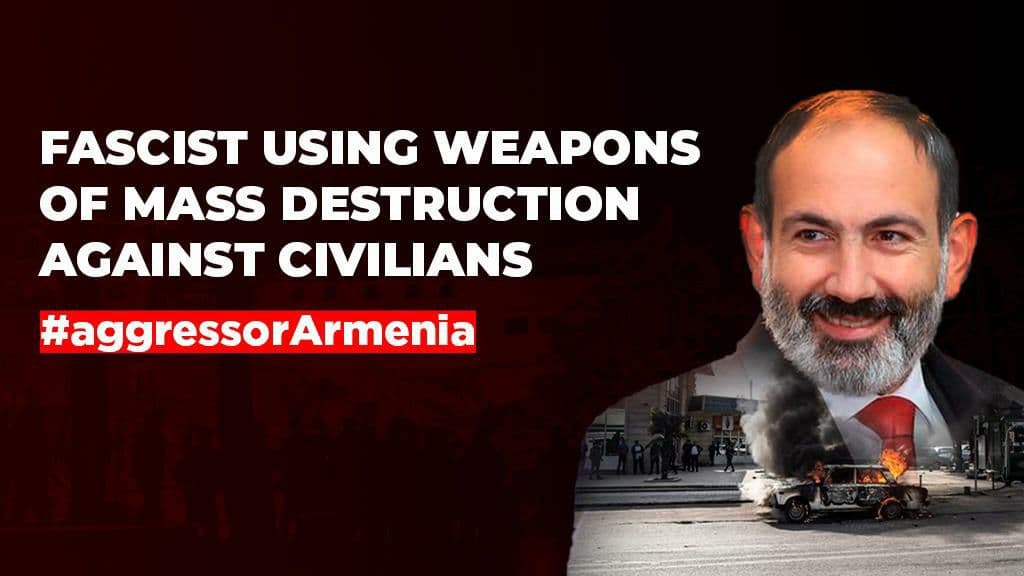 Pashinyan  war crimes increase. Again Ganja, again civilians! 13 killed including 3 children, 52 injured. 
#BİR2020 
#aggressorArmenia
#OMM2020