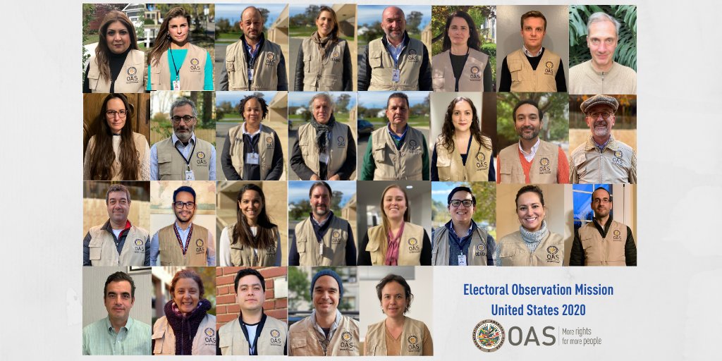 Almagro_OEA2015's tweet photo. All my recognition to the team of the @OAS_official and the Electoral Mission of the #OASinUS for their professionalism, dedication and hard work observing the #Election2020 in the USA https://t.co/mqkgBIVnzq