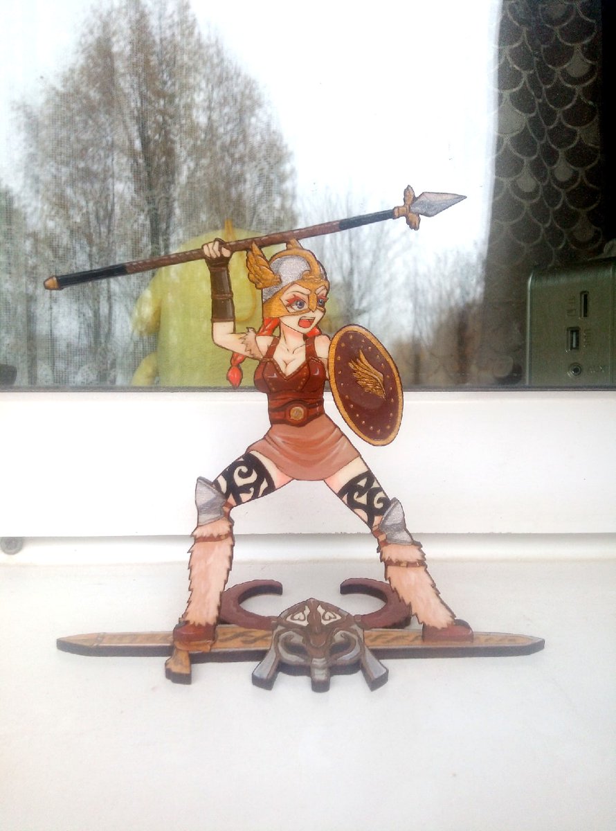 lanlinn_craft's tweet photo. Hey guys! Good evening :)
We are here to show you new For Honor themed thing – Valkyrie standee! She is wearing custom and rather... open outfit with new cool helmet she stole from Warlord!
We hope you'll like her as much as we do~
#ForHonor #valkyrie #handcraft #lanlinn https://t.co/kuX0ZdmRId