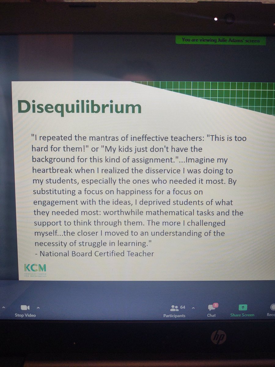 bloomneff's tweet photo. Leadership connection, Failure is our best tool. It is hard to let people/students struggle, but it is the best way to let them grow. @KAMTE19 @JSomtrakool #failureispower #growth #mathbuilding https://t.co/0ylqcIAkzl