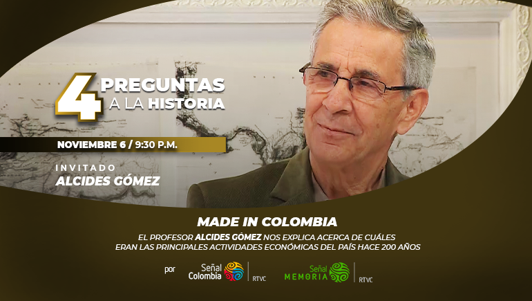 SenalMemoria's tweet photo. ¿Cómo era la economía hace 200 años?🤔 Si te lo has preguntado y no has encontrado las repuesta, el programa de #4PreguntasALaHistoria te lo cuenta.
Conéctate con @SenalColombia y @FabioRubianoO, desde las 9:30PM⏰ https://t.co/gIcmQioVtN