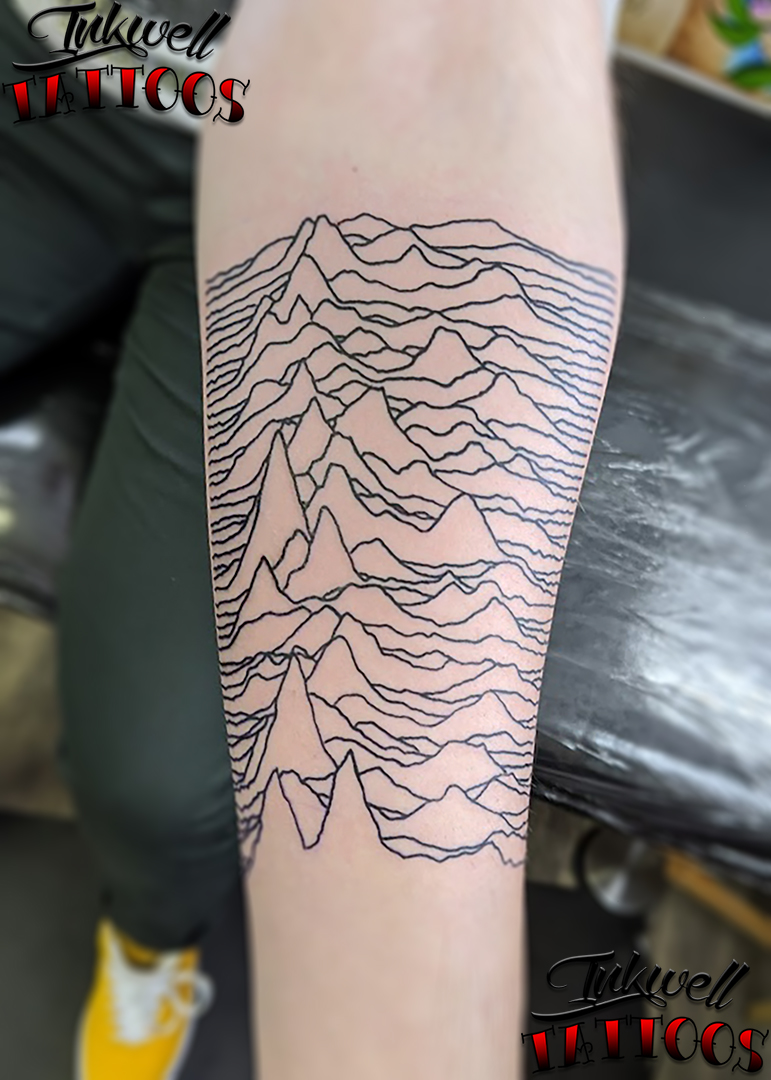 Chris mates Joy Division tattoo  while I was getting my i  Flickr