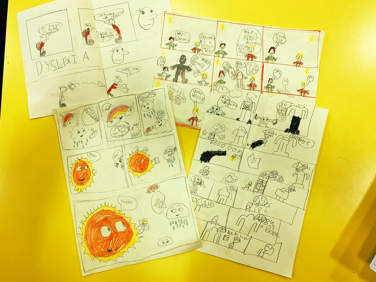 CairnPS's tweet image. P4/5 enjoyed creating their own version of @DekkoComics Rossie’s cartoons as part of @DyslexiaScotlan Dyslexia Awareness Week. #learningindifferentways