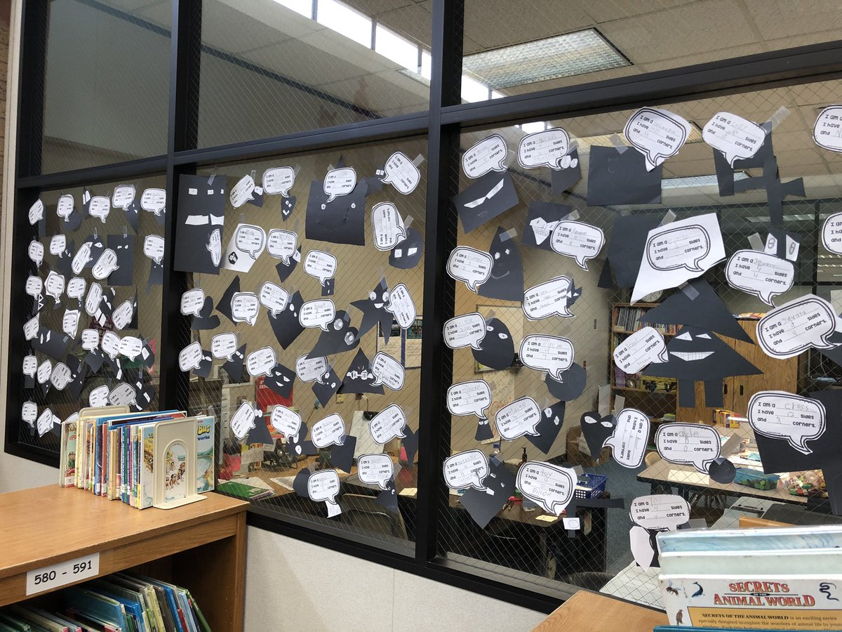 GinnyBoughter's tweet photo. 1st and 2nd graders loved reading Square and Circle by @macbarnett and @burstofbeaden and creating the shapes they pictured when they closed their eyes. @cfisdfiest #cfisdlib #FiestRoar https://t.co/JhUn3DoptH