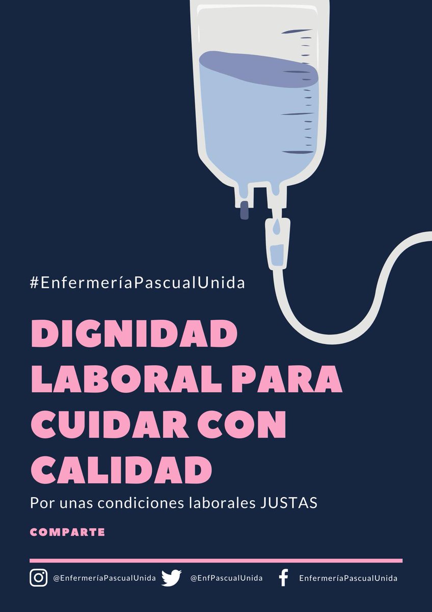 EnfPascualUnida's tweet photo. ¡Sólo queremos cuidarte bien!
#enfermeriapascualuniea https://t.co/dBy9CZUtBK