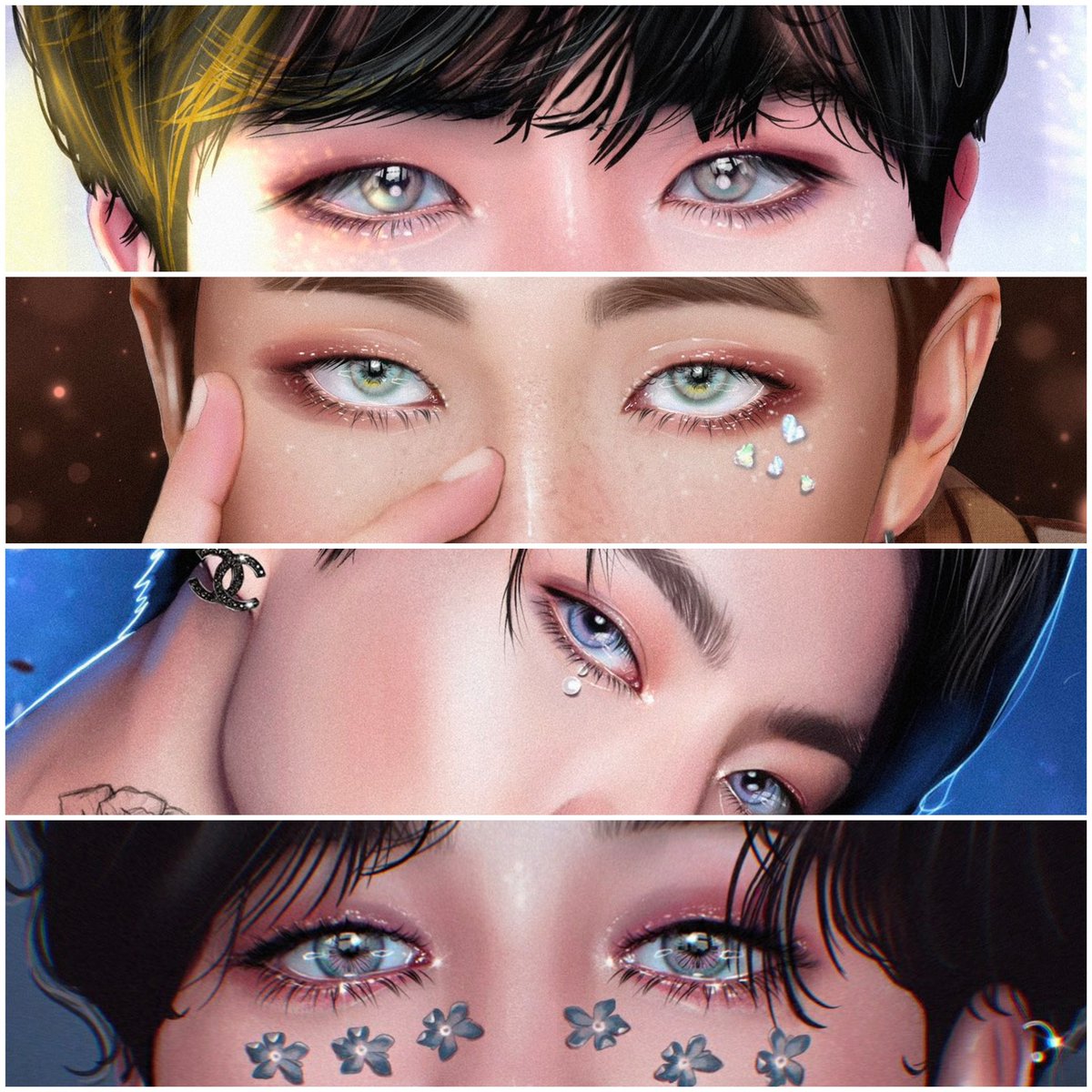 damladrawings's tweet photo. Pretty eyes 😳🌸

#BTS #BTS_BE https://t.co/gzCUIgQtoo