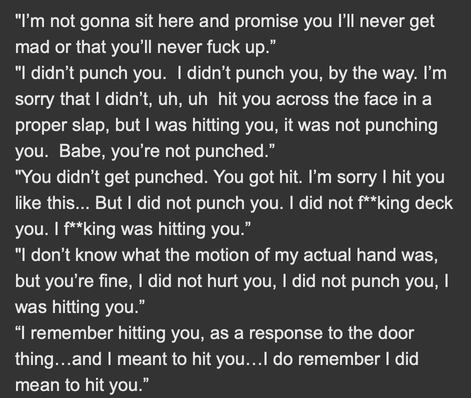 CupChipped's tweet photo. @Variety These are Amber Heard's words on the same tape where Johnny Depp says: "there can be no physical violence" and "if things get physical, we have to separate" to which she replied: "no, we don't". Judge it yourself. https://t.co/DGtJZN63ZH