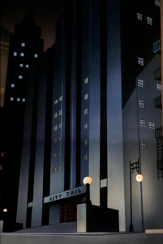 ddoniolvalcroze's tweet image. Backgrounds from BATMAN: THE ANIMATED SERIES (1992)