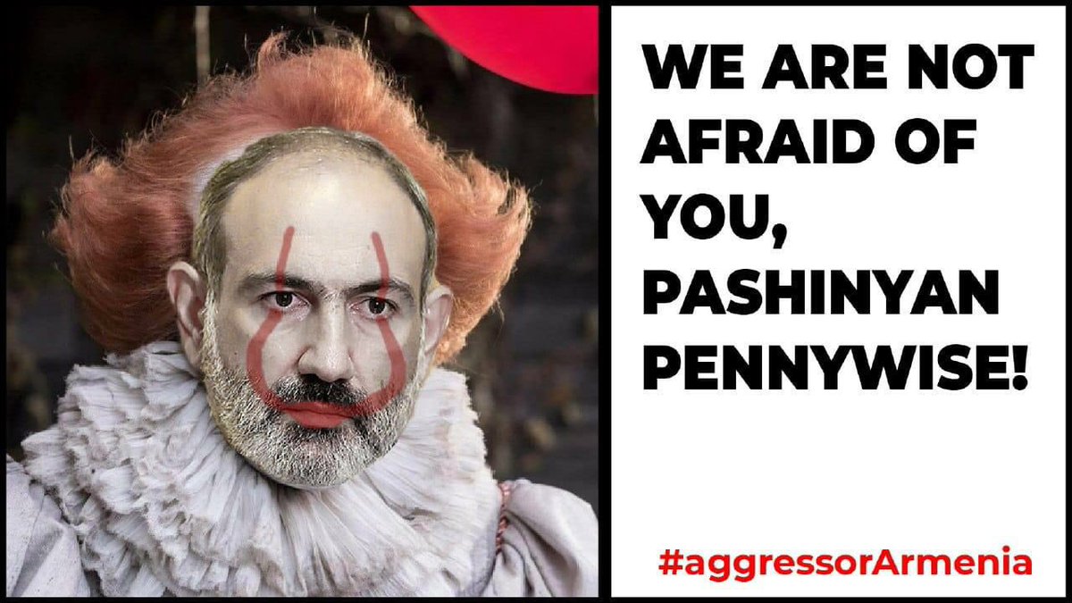 Azerbaijan only wants to liberate its lands and transform Karabakh int of a region of peace. Unfortunately, <a href="/NikolPashinyan/">Nikol Pashinyan</a> doesn’t want that.
#aggressorArmenia
