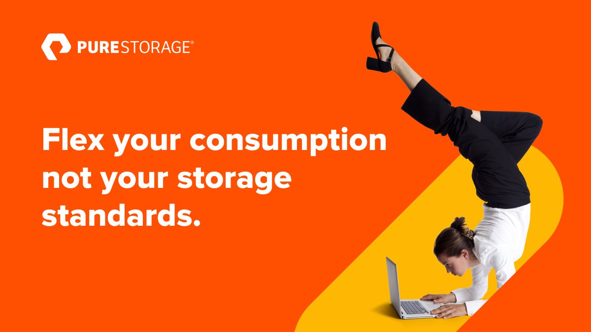 Planning your future storage needs shouldn’t be a guessing game. With storage as a service from Pure, you’re only billed on actual consumption, not on predictions. purefla.sh/3l9EgjB