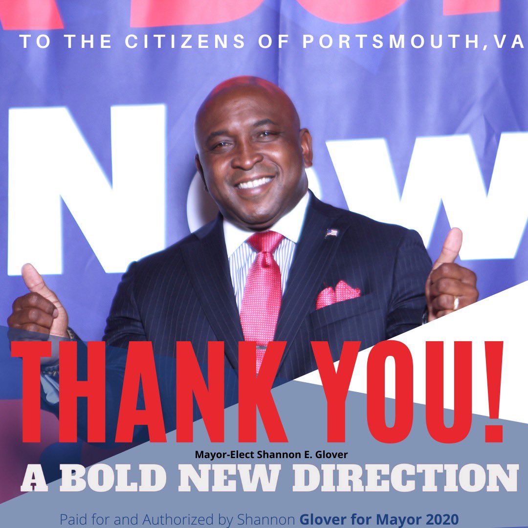 I want to thank all of the citizens of Portsmouth for your support in electing me as your Mayor. Now, We all must work together to Heal, Unite and Grow our city.

A Bold New Direction!