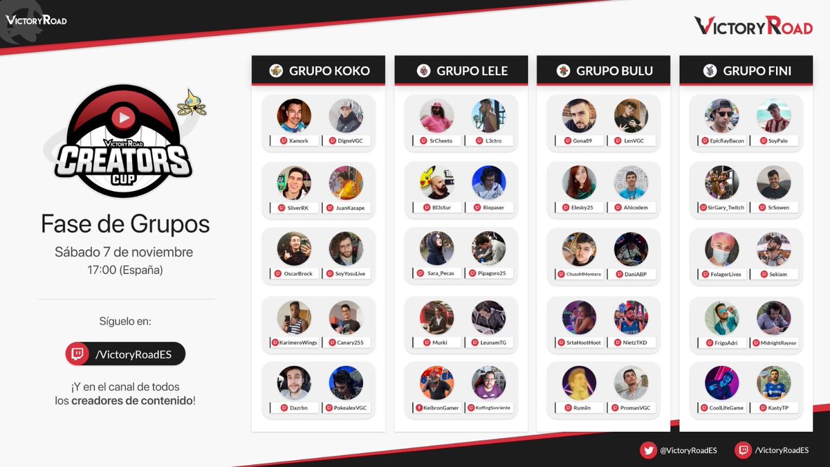 SekiamPKM's tweet photo. ¡Increíble la pedazo de FASE de GRUPOS que ha quedado para mañana! 🔥

No hay un grupo en el que no vayamos a ver verdaderos combatazos, y eso está muy gucci 👌😎

¿Quién creéis vosotros que pasa de cada equipo? Os leo 👀 https://t.co/Hg5m5LMJZW