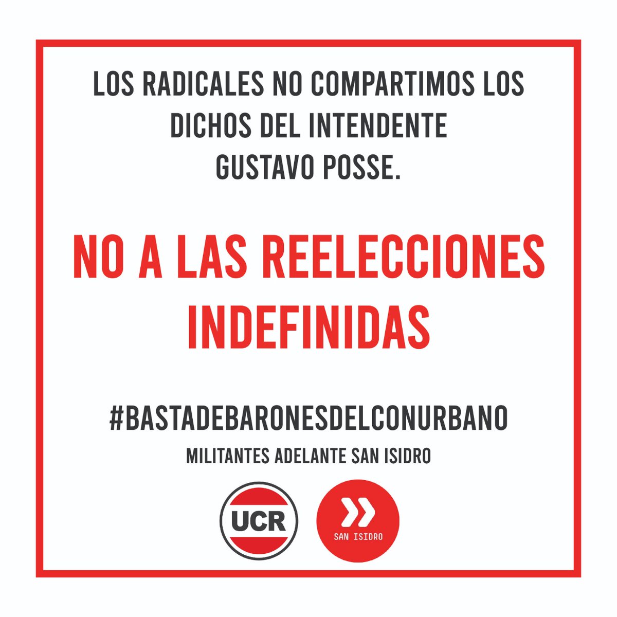 SI_Adelante's tweet image. Desde el radicalismo bonaerense promovemos el límite a las reelecciones indefinidas 🇮🇩

La reelección indefinida es un paso atrás para la democracia y un paso adelante para la corrupción

@AdelanteBA @MaxiAbad @SebaSalvadorOk @chmanes @andresmalamud @hbarreiro @SalvadorPBA