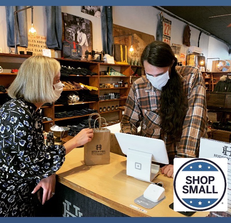 DowntownGSO's tweet photo. Start your shopping list for Small Business Saturday on November 28th! @HudsonsHill is the premier spot for men’s fragrance, beard maintenance, leather goods and other lumberjack chic items 🪓 https://t.co/cv0JD2Pk9l