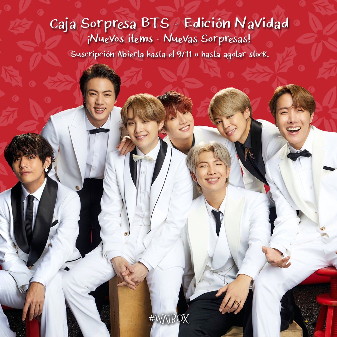 WeareinfiniteAR's tweet photo. Últimos días para suscribirse a la Caja Sorpresa de BTS ~ Edición Navidad 🎄💜
Si queres ver un adelanto te esperamos en nuestro ig: https://t.co/sF3ck4MSgl 💜
👉🏻https://t.co/T9vjpTjyAF
.
#bts #army #Argentina #armyargentina #BTS_BE #cajasorpresa #waibox https://t.co/OCHifjjXa1