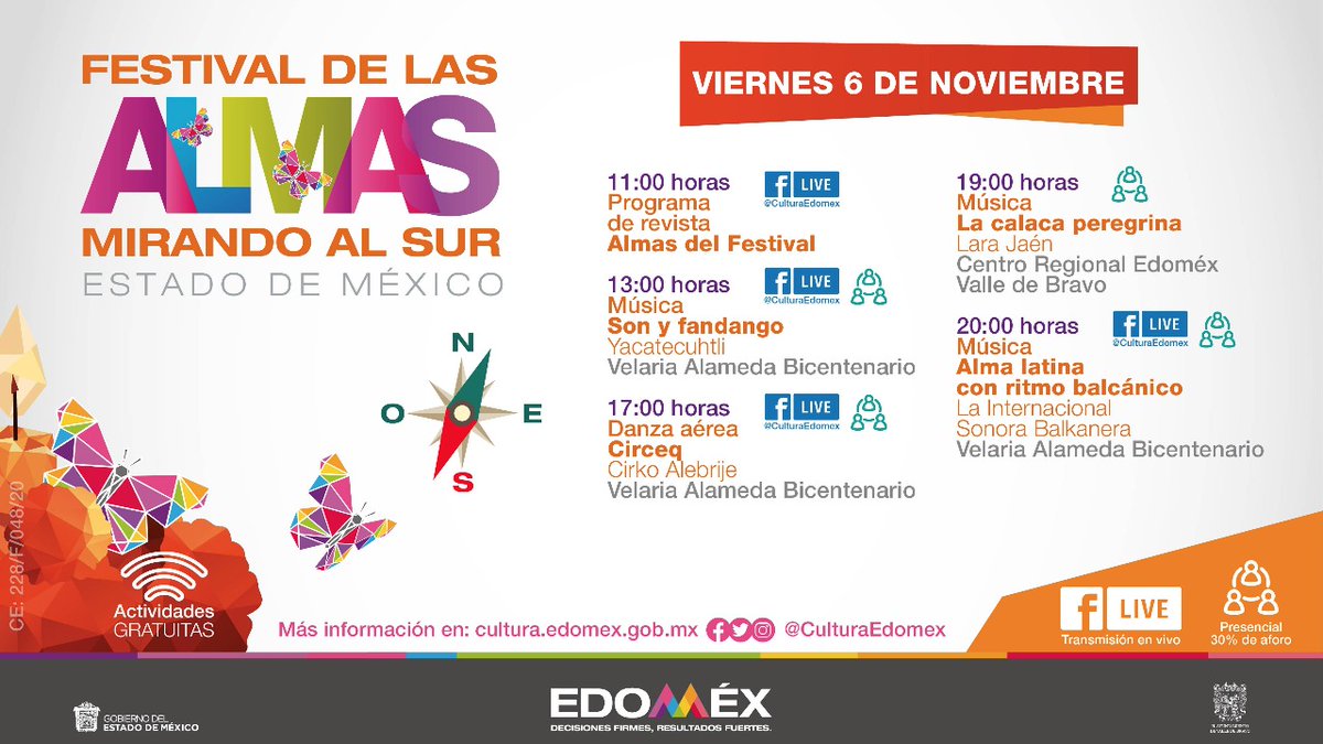 CbtAlba's tweet photo. Te invitamos a participar en el #FestivalDeLasAlmas. Checa las actividades para este Viernes 6 de Noviembre.  @Edomex  @CulturaEdomex https://t.co/e7v9fK4Lv0