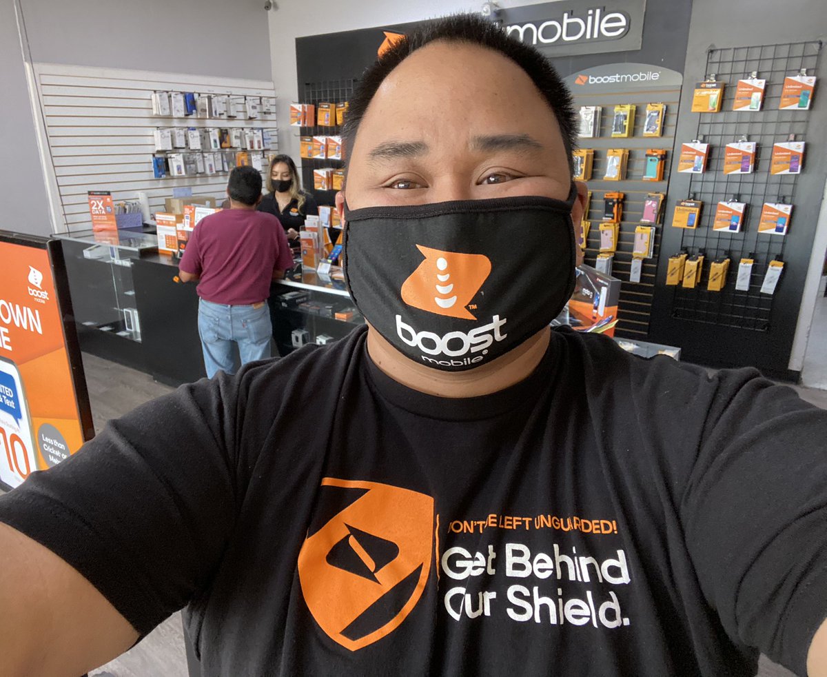 Repping the Shield today!  Be protected!  Ask about Boost Shield at your local Boost Mobile retailer!