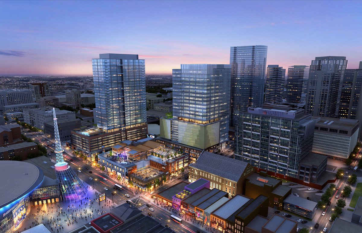 bondedsystems's tweet photo. Fifth + Broadway is one of the largest mixed-use developments in #Nashville , blending residential living w/ office space, retail &amp; dining. Protecting the electronic infrastructure of 501 Commerce, @fifthandb’s 24-story office tower, is a Bonded #LightningProtection system. https://t.co/7rKrZQBmr9