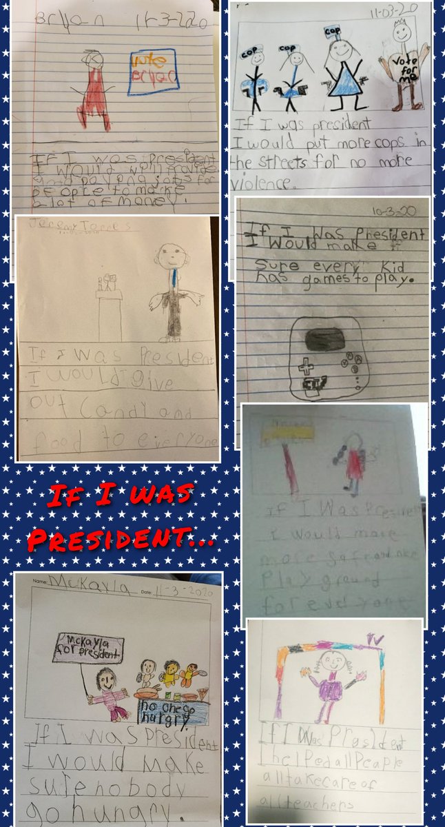 Our future leaders write about what they would do if they were President. #FutureLeaders #76q #76qlearns