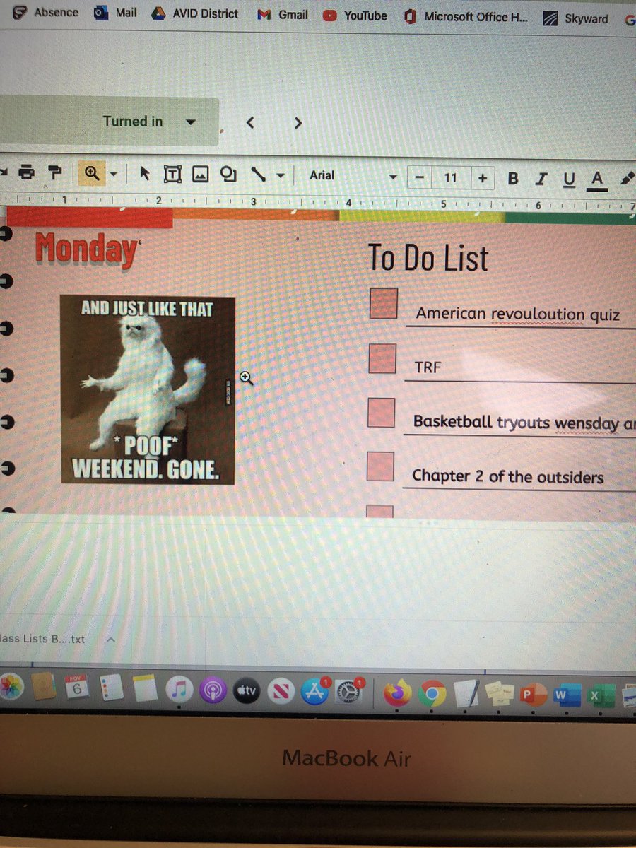 MVMSAVID's tweet photo. Virtual Planners- Glad my kiddos have a sense of humor! #ThisIsAVID https://t.co/HgIDXz1Fxr
