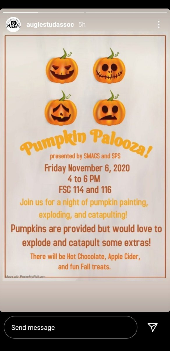 Late Notice Alert! Festivities are kicking off in about 1 hour at the FSC! Come join and relive some stress with pumping destroying and crafts!