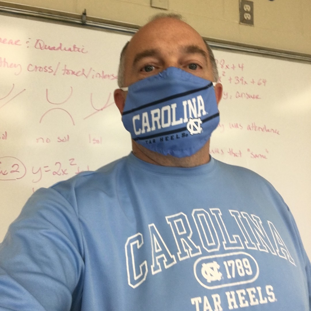 WeAreNorthPitt's tweet photo. Friday is now Spirit Day!!! Mr. Carson represented his favorite team and gained 2 points for his staff team, The ABCs! #knowyourABCs #pantherstrong https://t.co/WnMTXzMHE1