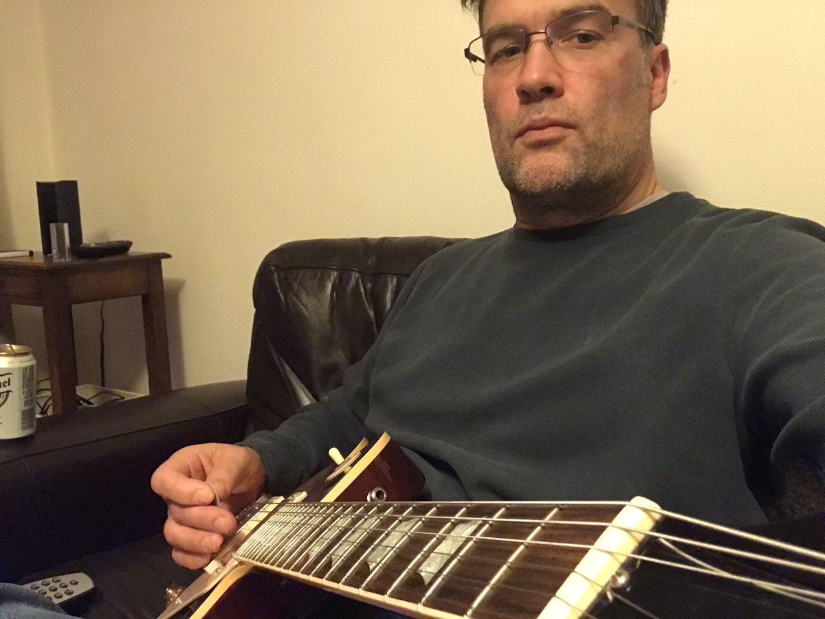 Guitars and beer night. Then whisky when it’s feet up time. 🤟🏻