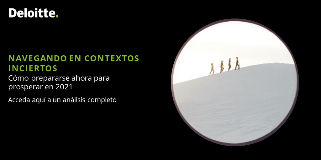 DeloitteUruguay's tweet photo. ¿Está tu organización adaptada para liderar el futuro de manera exitosa? Accedé a un completo informe para comenzar mejor preparado otro año desafiante.
https://t.co/kSQyV2xjV0 https://t.co/n16THbkRzr
