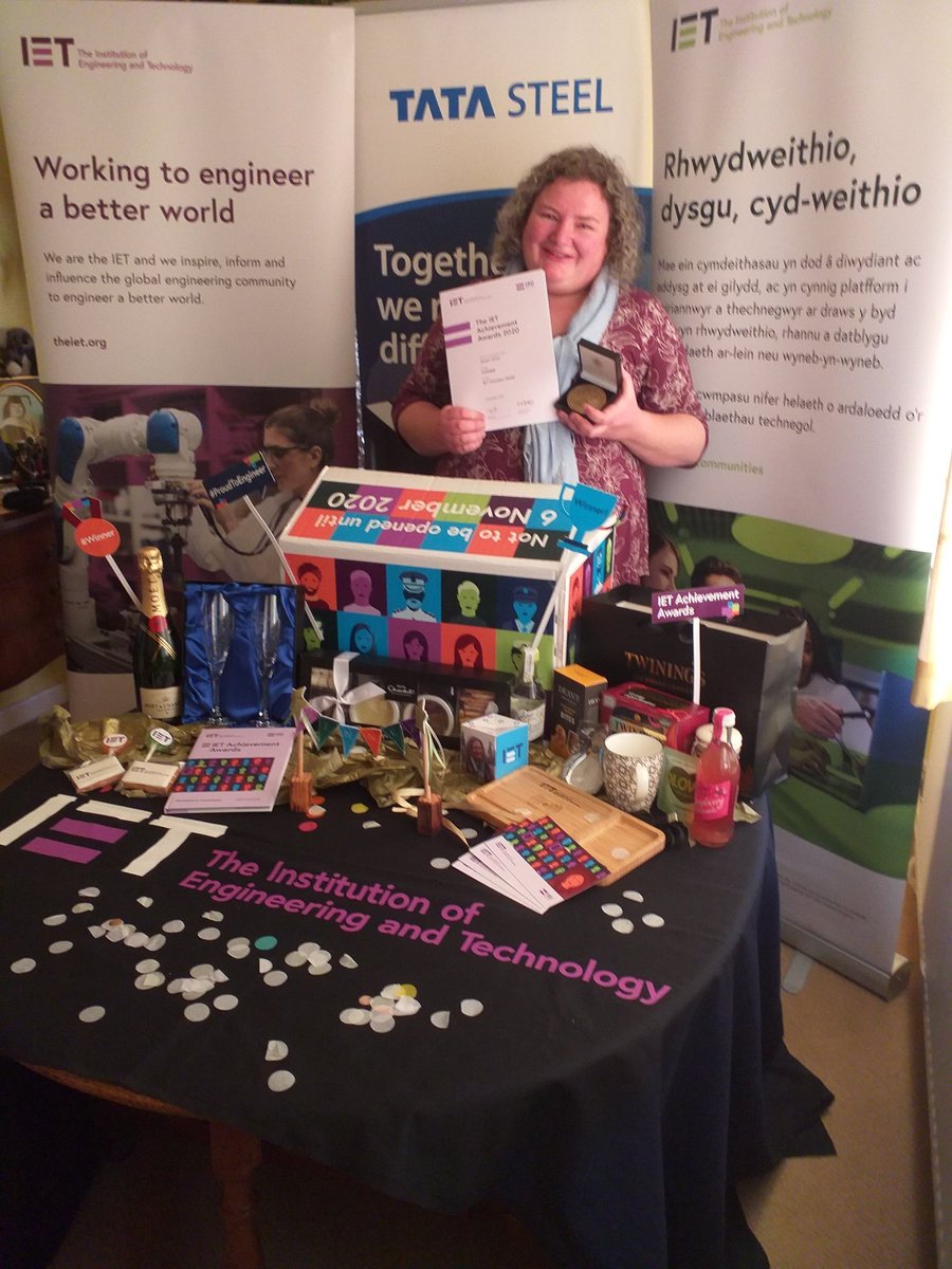 Susan Jones (@sm_jones) on Twitter photo As we couldn't celebrate in person <a href="/TheIET/">The Institution of Engineering and Technology</a> took great care in sending thoughtful gift boxes with my IET volunteer medal. Diolch. #IETAchieve #ProudtoEngineer As we couldn't celebrate in person <a href="/TheIET/">The Institution of Engineering and Technology</a> took great care in sending thoughtful gift boxes with my IET volunteer medal. Diolch. #IETAchieve #ProudtoEngineer