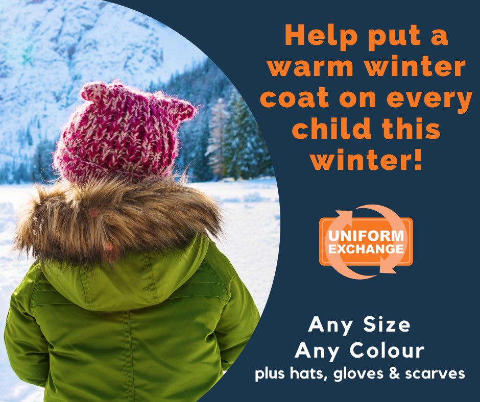 uniformexchang's tweet image. Please could you help by donating your old winter coats to us &amp;amp; we will deliver them to children in need across #Kirklees Thank you 🙏🏼 #ChildrenInNeed #ENDCHILDFOODPOVERTY #Huddersfield #Batley #Dewsbury #Holmfirth 

Donation points:
uniform-exchange.org/donation-point…