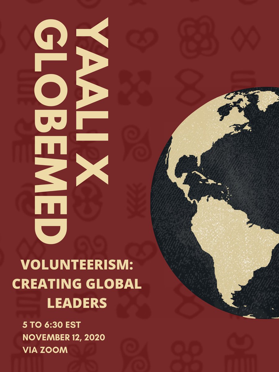 YAfricanALI's tweet photo. Mark your calendars for this Tuesday and come catch a presentation brought to you by GlobeMed!  This event will be directed towards Volunteerism and making YAALI leaders global ones.  We can’t wait to see you there! https://t.co/AivVaGF0Eu