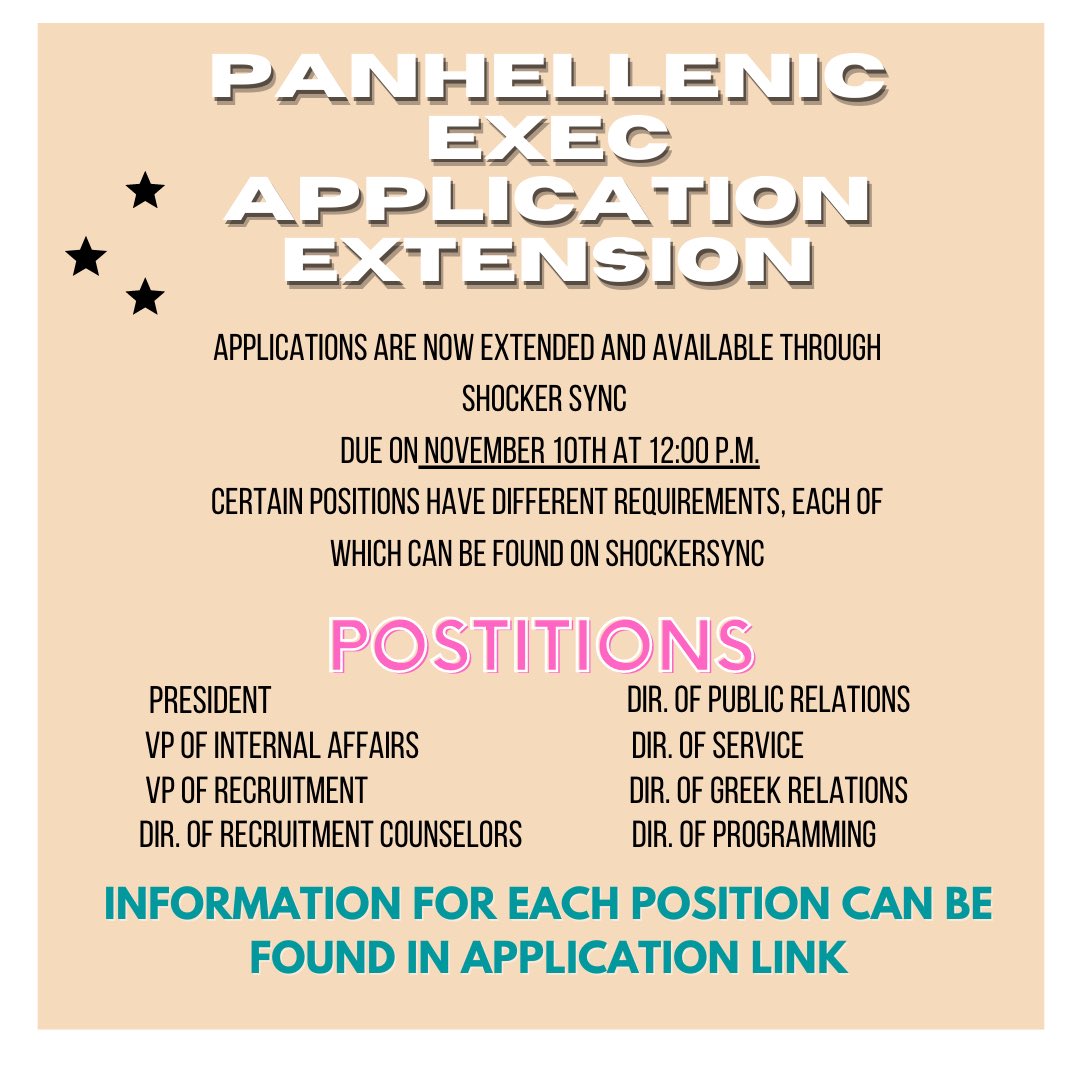 Wichita State Panhellenic Council tweet media