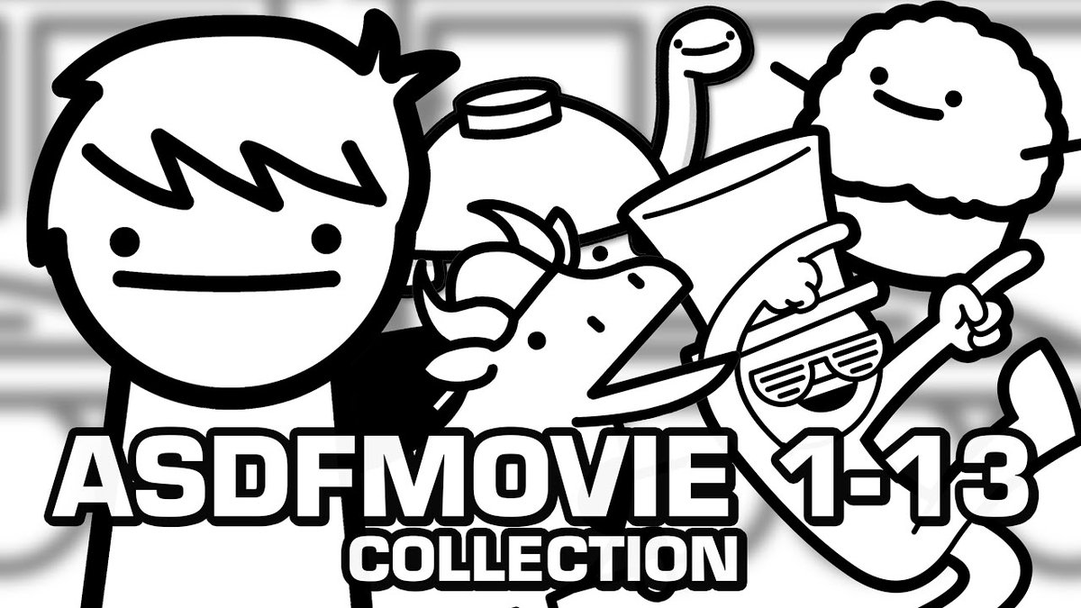 thetomska's tweet photo. The complete and remastered asdfmovie collection is here! Check out the credits if you've ever wanted to know who any and every character was voiced by https://t.co/VdzjKCLM07 https://t.co/CGJwI7gkpd
