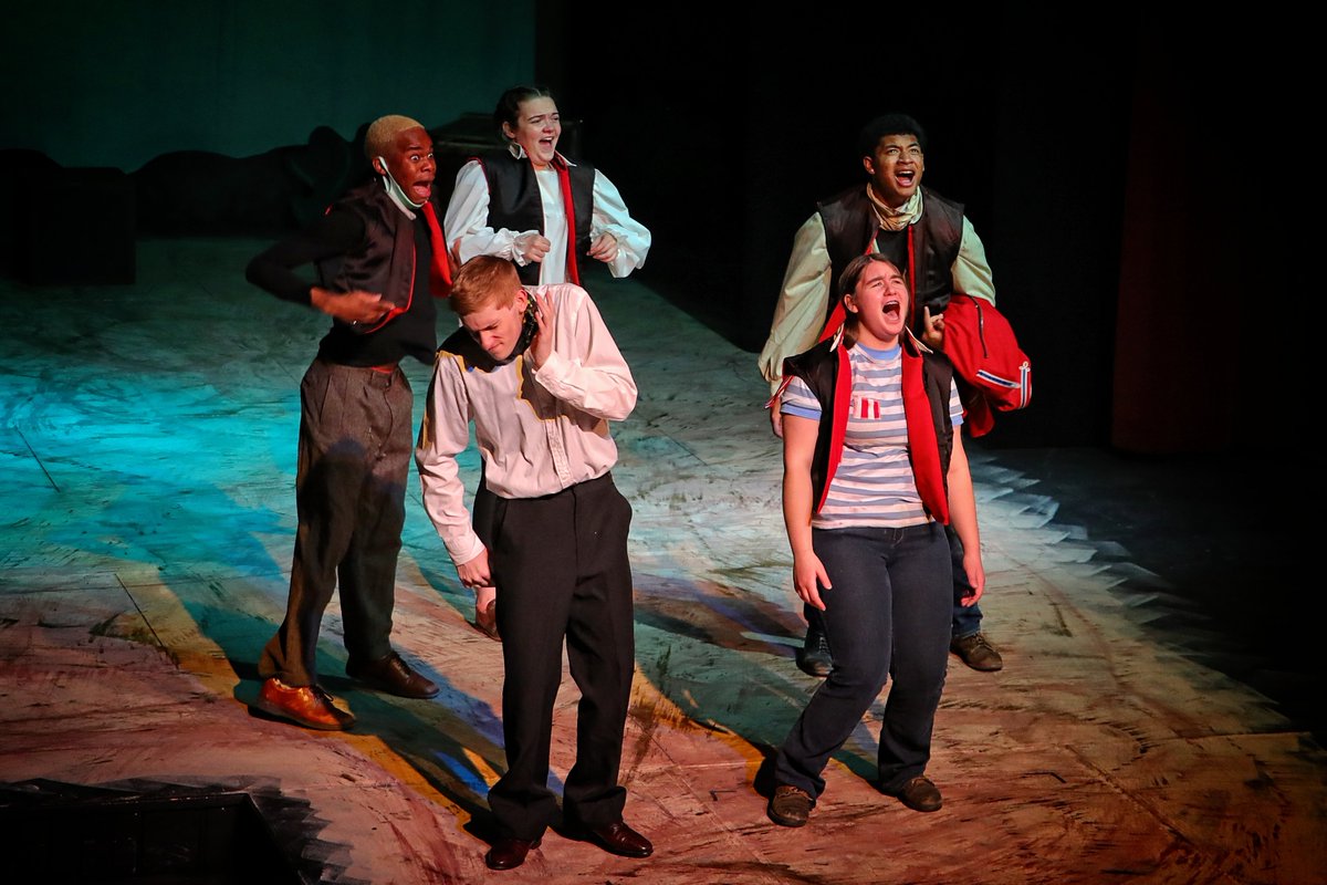 Smee wants everyone to know that Peter and the Starcatcher opens tonight! Tickets $10 at smsutickets.com, seating limited to 50 per performance. Photo credit: Reba Lipinski