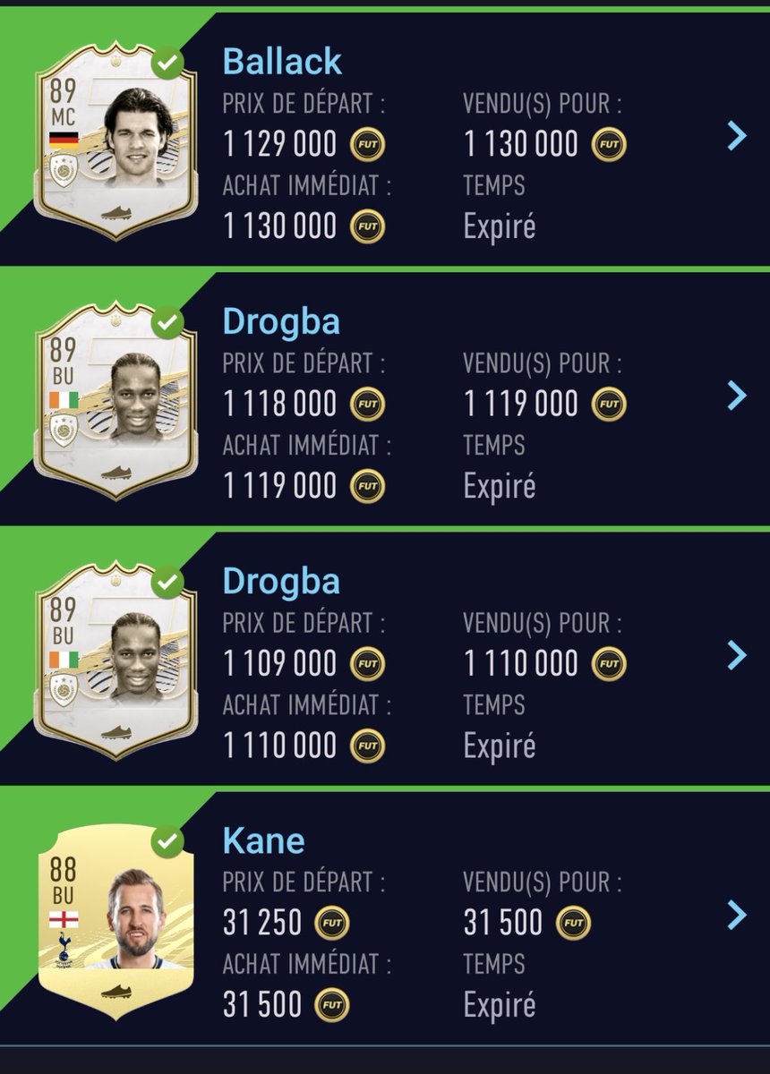 hublotnft's tweet photo. ✅ Ballack +73k 💰💰
✅ 2 Drogba +89k 💰💰
✅ Fodders Kane +10k 💰💰

#TeamIcons https://t.co/tCiTzXXsXv